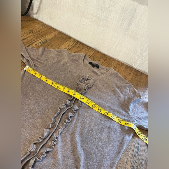 🤎Banana Republic Ruffle Trim Cardigan - Size S🤎 - Picture 4 of 8